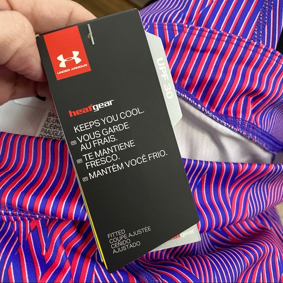 NWT Youth Under Armour Heat Gear Printed Leggings - Picture 3 of 5